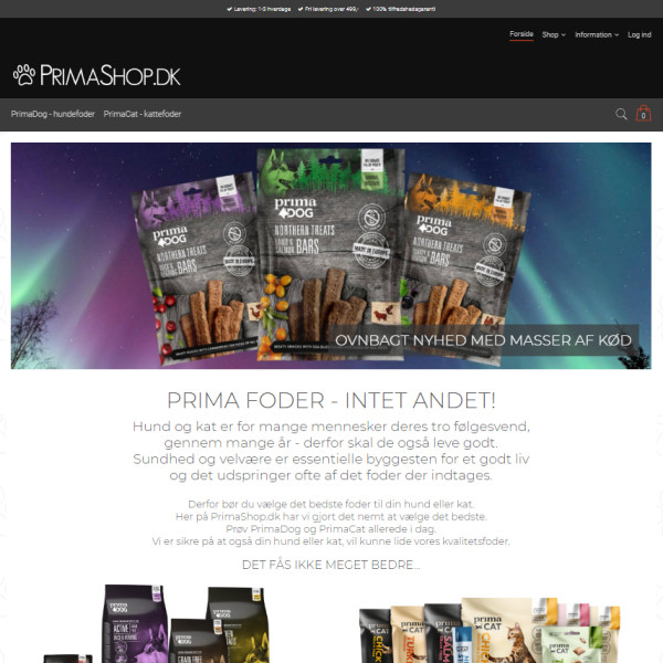 PrimaShop.dk - Prima foder - intet andet